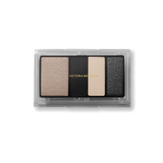 Victoria Beckham Beauty Eye Wardrobe Refill in Night Flash – sustainable eyeshadow refill featuring four luxe shades in shimmering taupe, deep matte black, soft ivory, and sparkling black for a bold, smoky eye look.