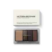 Victoria Beckham Beauty Eye Wardrobe Refill in Victoria – refillable luxury eyeshadow palette featuring four rich, neutral shades in matte and shimmer finishes, including soft beige, metallic gold, deep plum, and warm brown, perfect for creating timeless eye looks.