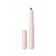 Open Victoria Beckham Beauty Blush Stylus in Fiore — pale-pink stylus pencil with vivid fuchsia bullet exposed.