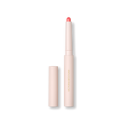 Open Victoria Beckham Beauty Blush Stylus in Fresco — pale-pink stylus pencil with coral peach bullet exposed.