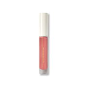 Closed Victoria Beckham Beauty Posh Gloss tube in Bungalow — cream cap on a warm coral peach high-shine lip gloss.