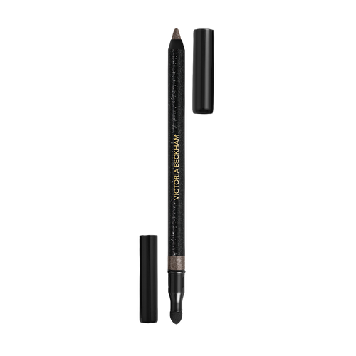 Victoria Beckham Beauty Satin Kajal Liner in Cocoa Pavé — Jewel Edition eyeliner with glittered barrel and shimmer cocoa tip.
