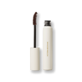 Open Victoria Beckham Beauty Vast Lash mascara in Cocoa — cream tube with wand and cocoa-brown bristles visible.