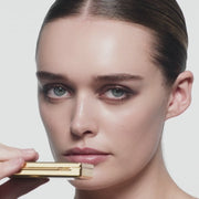 Model wearing Victoria Beckham Beauty Eye Wardrobe in Victoria – video showcasing a sophisticated smoky eyeshadow look with soft beige, shimmering bronze, deep espresso, and warm brown tones in motion.