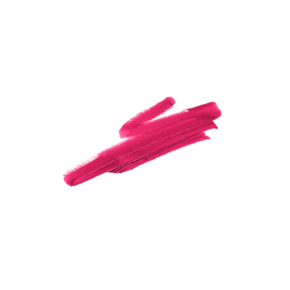 Brushstroke swatch of Blush Stylus Fiore — Victoria Beckham Beauty's creamy blush stick in vivid fuchsia magenta.