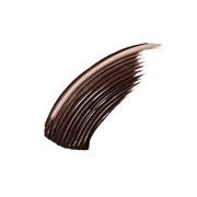 Cocoa-brown brushstroke swatch of Vast Lash Cocoa — Victoria Beckham Beauty's buildable lash-defining mascara.
