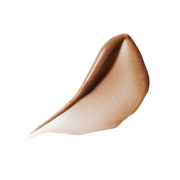 Glossy swatch of Posh Balm Soleil — Victoria Beckham Beauty's golden bronze tinted lip balm with fine gold shimmer.