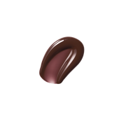 Glossy swatch of Posh Gloss TopDown — Victoria Beckham Beauty's deep mahogany lip gloss with high-shine mirror finish.