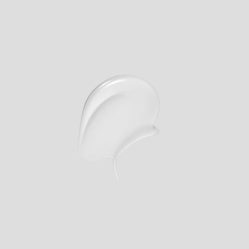 Glossy swatch of Posh Gloss Ice on grey backdrop — Victoria Beckham Beauty's clear, mirror-shine lip gloss.