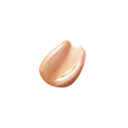 Glossy swatch of Posh Gloss Martini — Victoria Beckham Beauty's champagne gold shimmer lip gloss with mirror-finish shine.